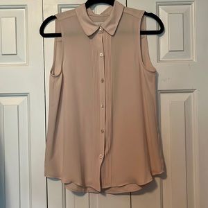 Loft blush blouse small